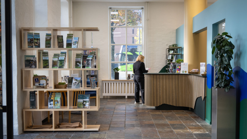 Das Tourismusbüro VisitVejle in Vejle nach der Renovierung im Jahr 2023