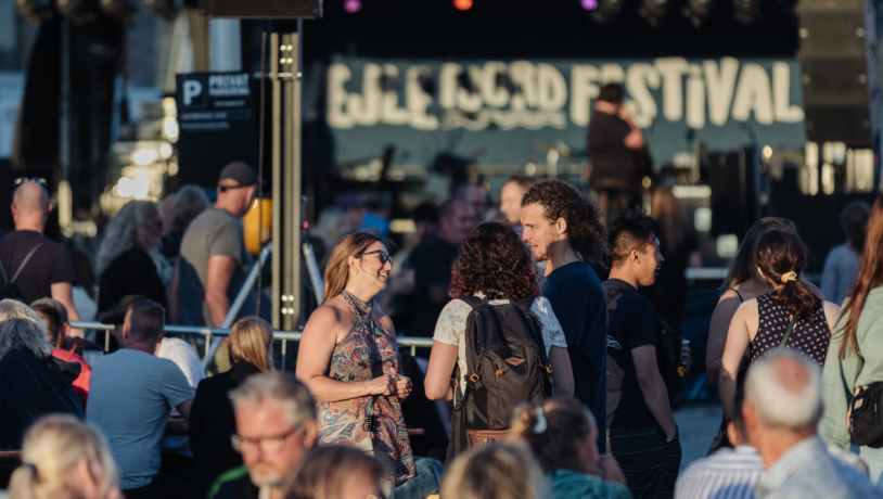 Menschen vor der Bühne beim Vejle Fjordfestival