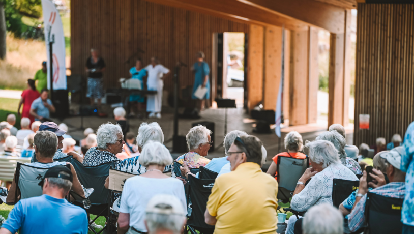 Sommerkonzert im Skyttehushaven am Vejle Fjord