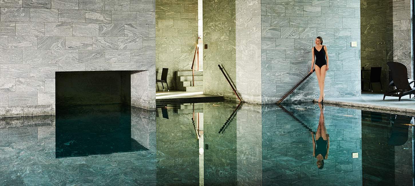 Die Thermalbäder des Hotels Vejlefjord