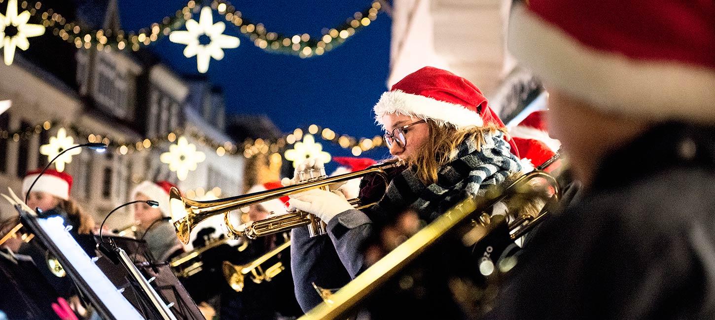 Weihnachtskonzert in Vejle Gågade