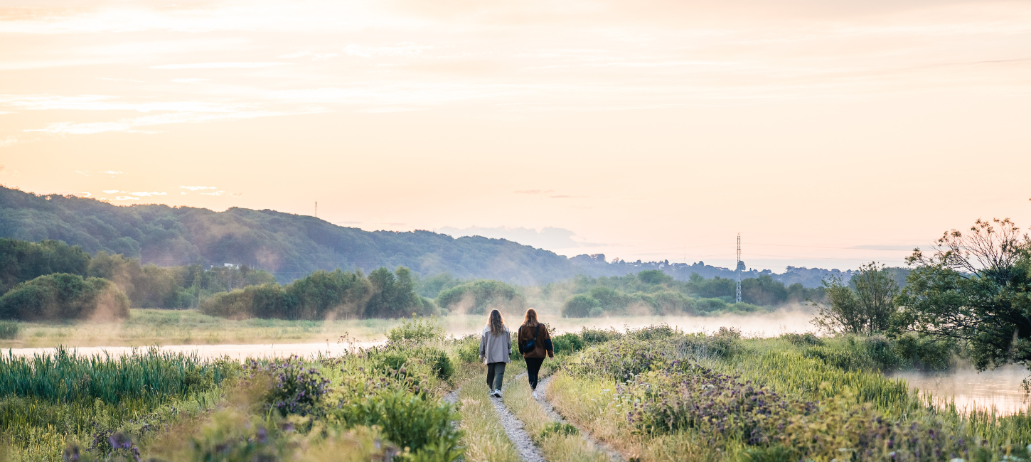 På gåtur i Vejle Ådal