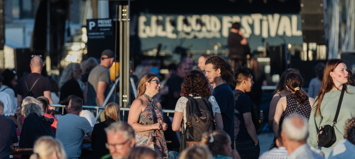 Menschen vor der Bühne beim Vejle Fjordfestival