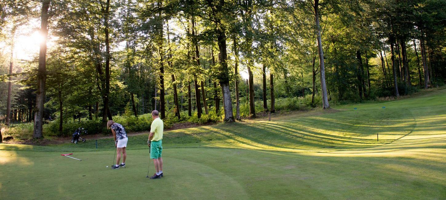 Golfer im Vejle Golf Club