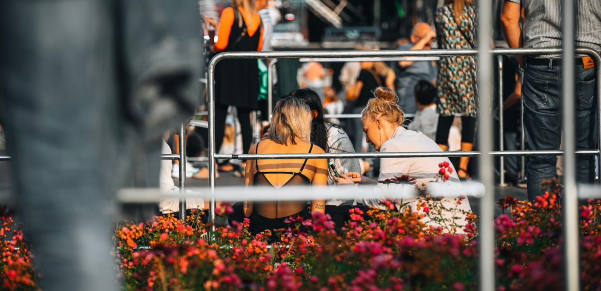 Sommeratmosphäre für 'Rock i Byparken'