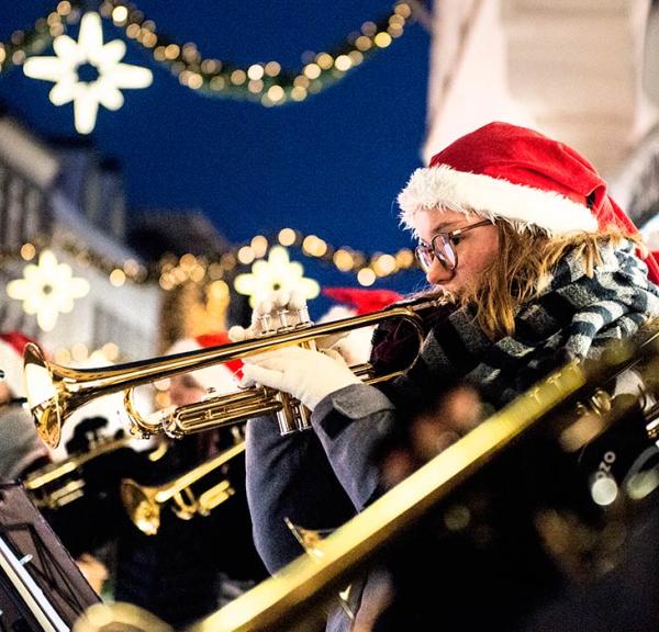Weihnachtskonzert in Vejle Gågade
