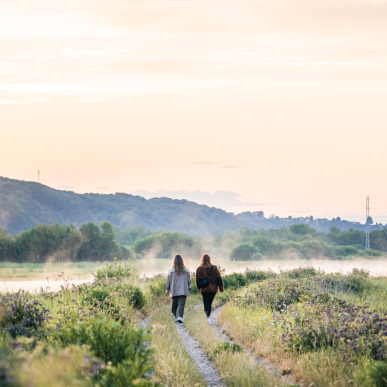 På gåtur i Vejle Ådal